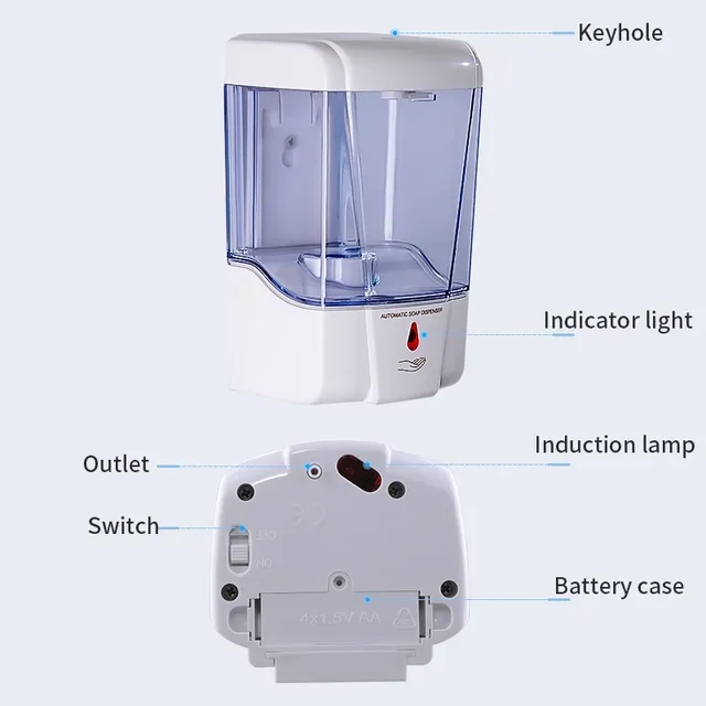Distributeur de savon électrique automatique 400ML – vue 3