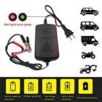 Chargeur de batterie de voiture intelligent 12V EU/US, prise EU/US, entretien, ampli, Volt, maintien automatique, pour voiture, camion, moto