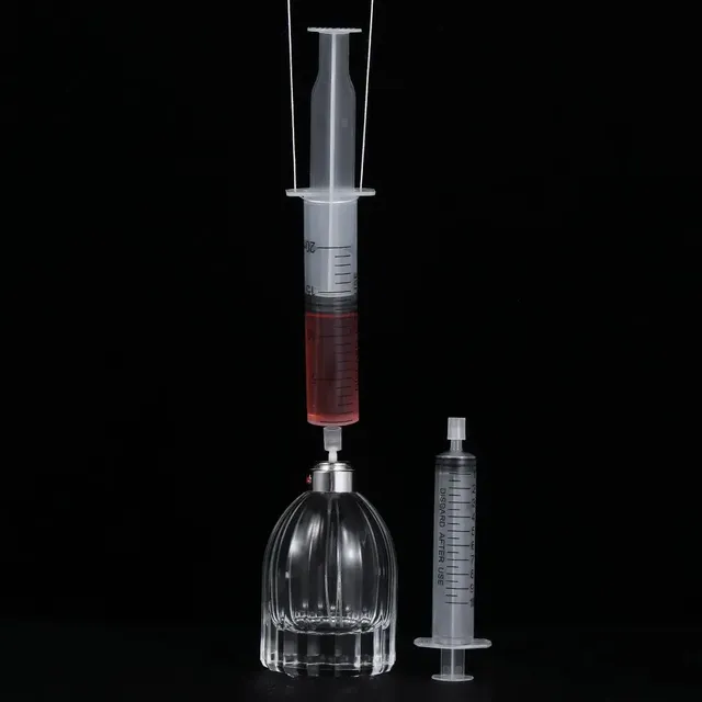 Seringues jetables graduées plastique transparent piston… – vue 3