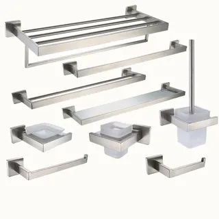 Ensemble quincaillerie salle bain inoxydable 304 brossé nickel mat…
