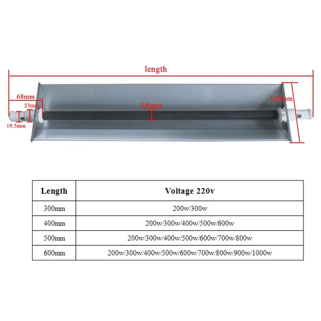Céramique tube chauffant infrarouge sauna vertical 110V… – vue 2