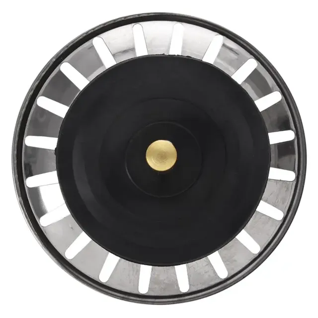 Bouchon vidange évier crépine panier filtrant acier… – vue 4