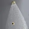Fixateur de salle de bains en or brossé – vue 2