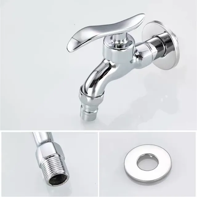 Robinets de Machine à laver argent simple froid mural… – vue 5