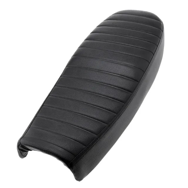 Selle moto vintage similicuir PU imperméable noire 610mm… – vue 5