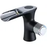 Robinet de lavabo noir salle de bains température chaude… – vue 7