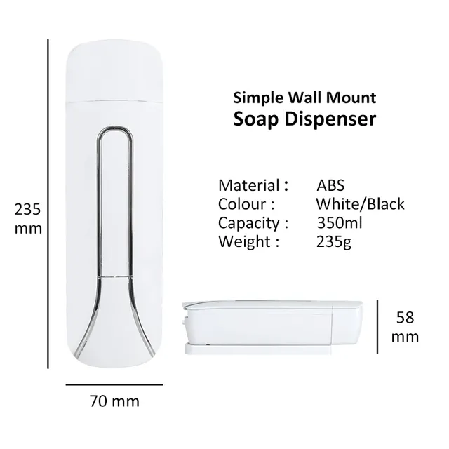 Distributeur Mural Automatique de Savon Liquide pour… – vue 5