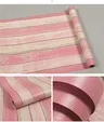 Papier peint auto-adhésif avec panneau de bois rose de 5M – vue 6