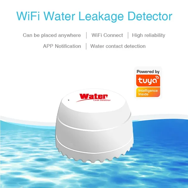 Capteur d'eau WiFi Tuya – vue 2