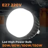 Ampoule LED Haute Puissance E27 220V Globe Opalin Rond… – vue 1