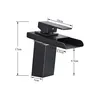 Robinet de lavabo de salle de bains LED noir – vue 5