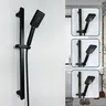 Barre de Douche Coulissante Noire en Acier…