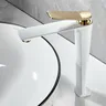 Robinet de lavabo gris rouge – vue 3