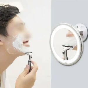 Miroir de maquillage grossissant 10x 14 Led, ventouse murale, écran tactile cosmétique, table de vanité, miroirs cosmétiques grossissants Miroir de maquillage grossissant 10x 14 Led, ventouse murale, écran tactile cosmétique, table de vanité, miroirs cosmétiques grossissants