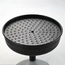 Ensemble douche pluie rond 20cm pommeau mural noir mat… – vue 2