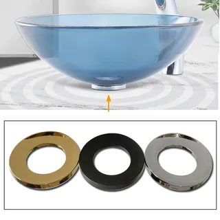 Rosace anneau finition bonde lavabo vasque poser disque circulaire…