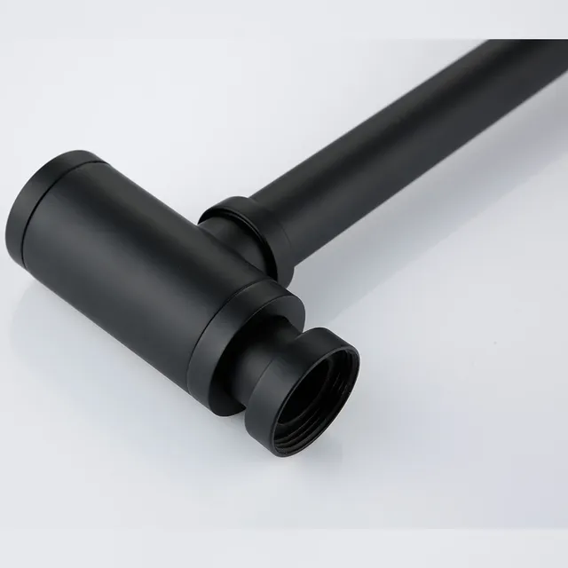 Siphon bouteille noir mat laiton design cylindrique… – vue 5