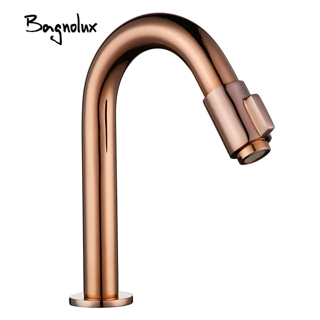 Bagnolux robinet vasque noir mat laiton massif col cygne… – vue 5