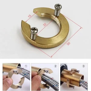 Bouchon d&rsquo;écrou anti-perte en laiton de type C, kit de raccord en fibre, fixation d&rsquo;outil de ark, pièces de rondelle LYlip, luminaire de cuisine