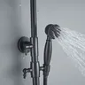 Colonne douche murale pluie grand pommeau rond perforé… – vue 5