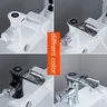 Robinet de lavabo noir salle de bains température chaude… – vue 5