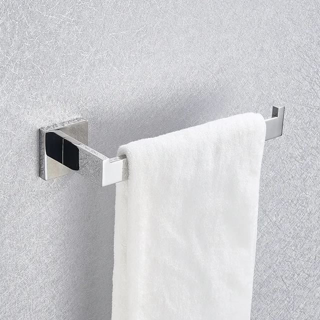 Ensemble accessoires salle bain mural chromé inoxydable… – vue 2