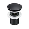 Bonde lavabo clicclac tropplein inoxydable acier noirmat… – vue 2