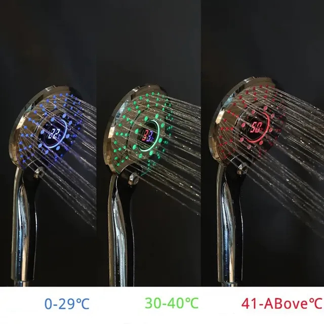 Pommeau de douche avec lumière LED – vue 2