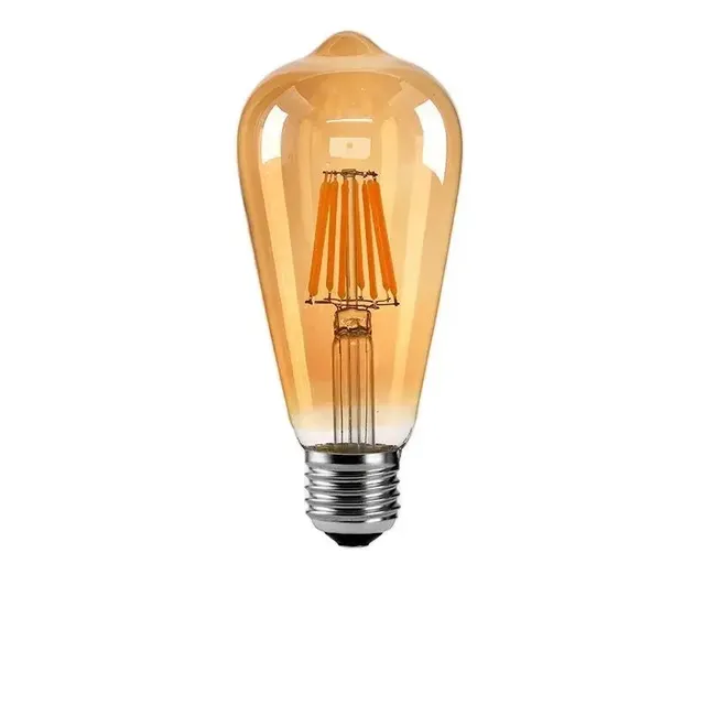 Ampoules LED à Filament Edison doré ST64 Dimmable E27… – vue 5