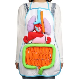 Tablier d'anatomie de cuisine pour hommes et femmes