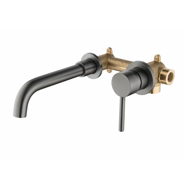 Mitigeur mural lavabo robinet monocommande bec long… – vue 3