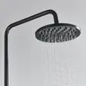 Robinet de baignoire de salle de bains sur pied noir de… – vue 5