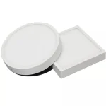 Spot lumineux led intensité réglable encastré plafond aluminium blanc slim diffuseur opalin puce 5730 rendement élevé