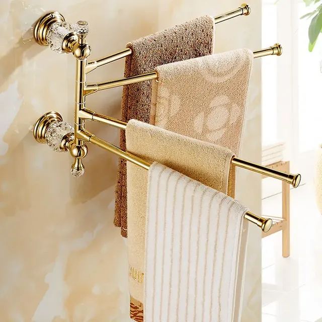 Ensemble d'accessoires de salle de bains en cristal et… – vue 3