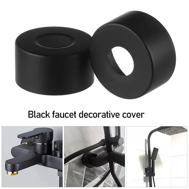 Couvercle mural décoratif noir mat acier inoxydable… – vue 4