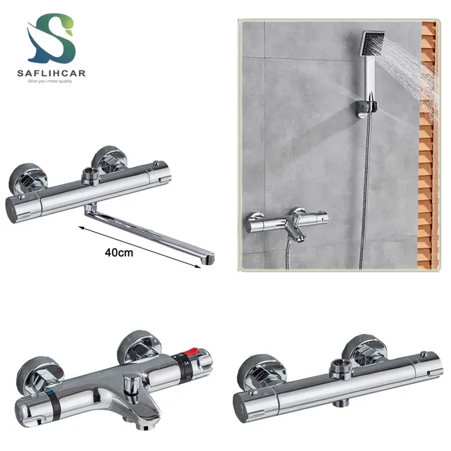 Robinet de douche thermostatique robinet de mélange… – vue 2