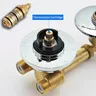 Robinet de douche thermostatique en laiton massif – vue 6