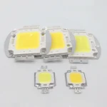 Ampoule pour projecteur, ampoule LED 10W 20W 30W 50W 100W, 12V 36V COB intégrée, blanc chaud, bricolage