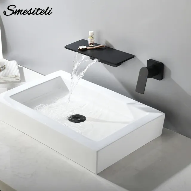 Smesiteli cascade laiton noir mat – vue 2