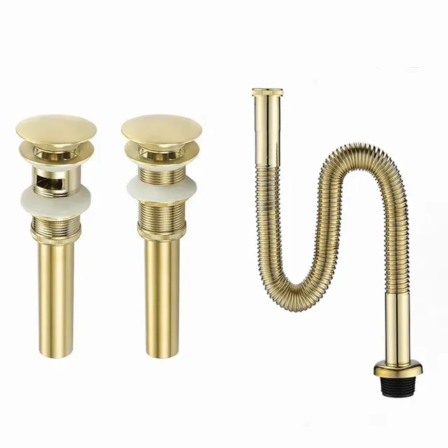 Ensemble bonde clapet tropplein optionnel lavabo laiton…