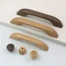 Poignée porte bois massif hêtre noyer chêne satinée… – vue 2