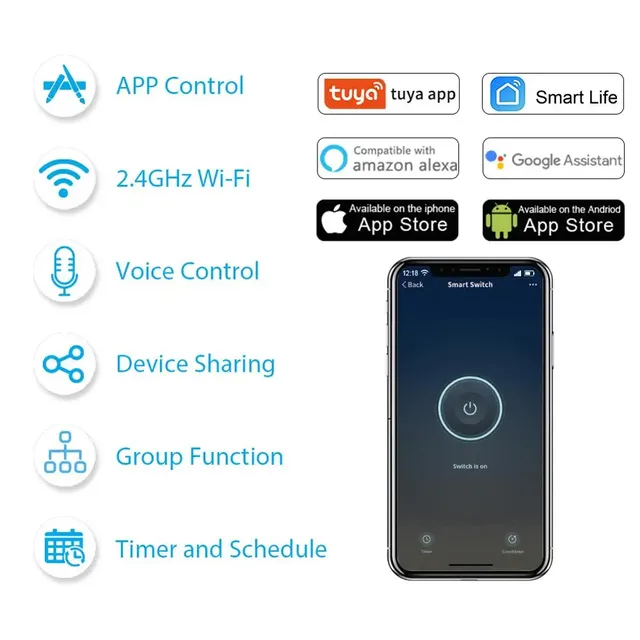 Interrupteur WiFi pour maison intelligente – vue 5
