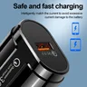 Chargeur secteur USB rapide 18W trois ports prise… – vue 3