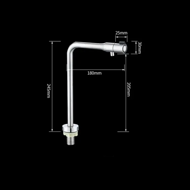 Robinet de filtre à eau de cuisine en acier inoxydable – vue 2