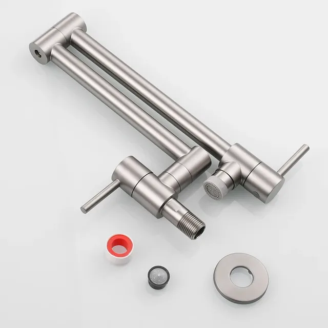 Robinet Mural Cuisine Articulé Bras Double Pivotant… – vue 7