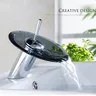 Robinet de lavabo de salle de bains en verre coloré – vue 3