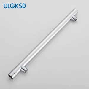 Bras de Douche en Laiton Massif, Finition Chromée, Pommeau de Douche, Fixation Murale, Accessoire HOAccessory, 41cm