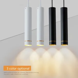 Dimmable LED 9W 12W COB lampes suspendues lampes à Tube Long cuisine…