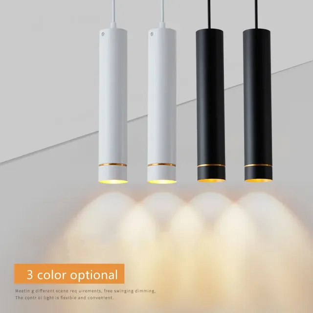 Dimmable LED 9W 12W COB lampes suspendues lampes à Tube…