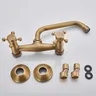 Robinet de cuisine en laiton Antique – vue 7